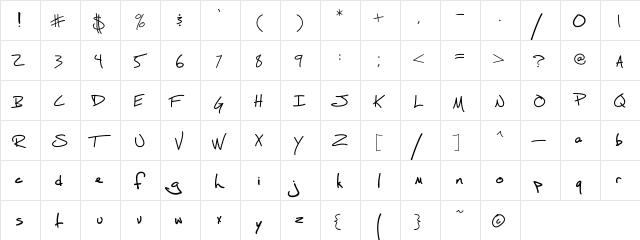 SM_scriptisM SM_scriptisM  glyph index
