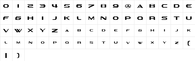 Sevil alias Esra Lite Regular  glyph index