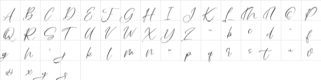 Salting FREE Regular  glyph index