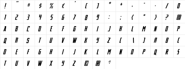 CCStandBy4Action Medium  glyph index
