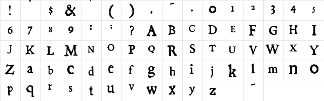 2Peas Jack Frost 2Peas Jack Frost  glyph index