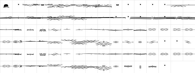FoglihtenDeH04 Regular  glyph index