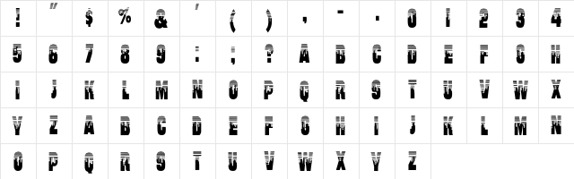 Will-Harris Regular  glyph index