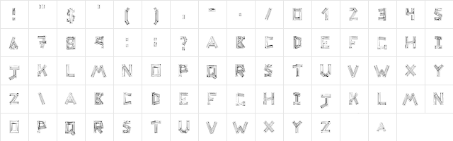 boards Regular  glyph index