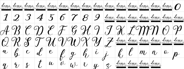 Pharosi Personal Use Only Regular  glyph index