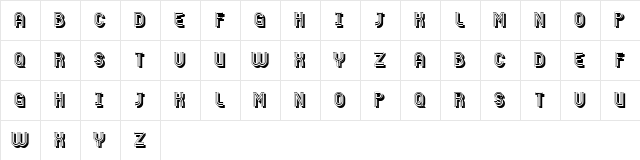 Birdbrain Regular  glyph index