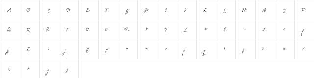 BrightnesSignature Light  glyph index