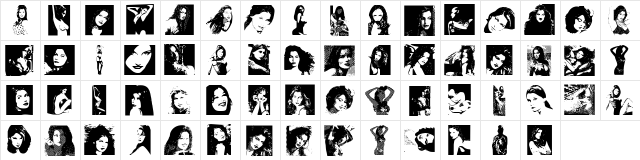 LaetitiaBats2 Regular  glyph index