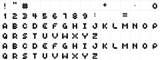 Maine Pyar Kiya Regular  glyph index