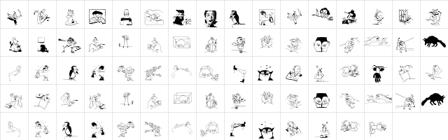 LastWit Regular  glyph index