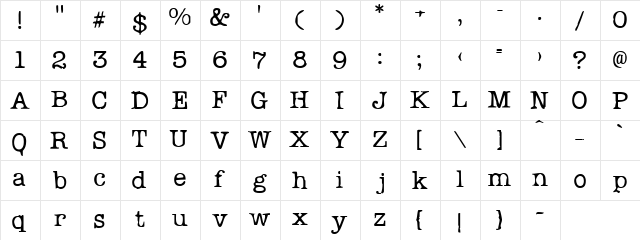 Problem Secretary Normal Problem Secretary Normal  glyph index