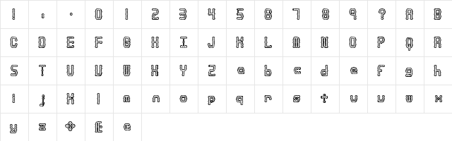 Arthritis BRK Regular  glyph index