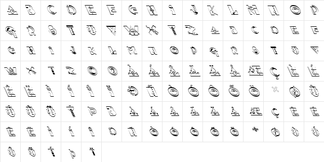 FZ UNIQUE 36 HOLLOW LEFTY Normal  glyph index