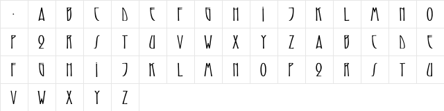 ReynoldCaps Cn bold Bold  glyph index