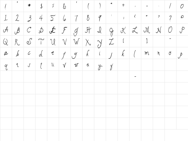 2Peas Fairy Princess Regular  glyph index