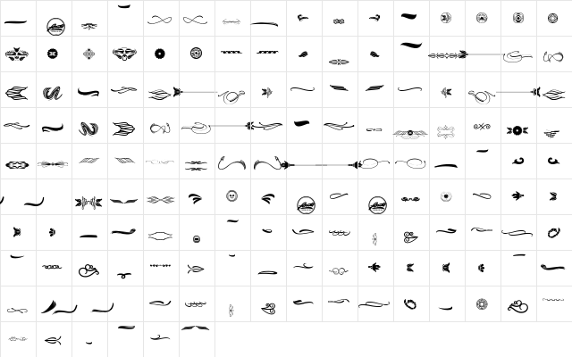 Sweet spot_PersonalUseOnly Regular  glyph index