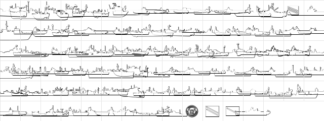 US Navy Mirror 3D 3D  glyph index
