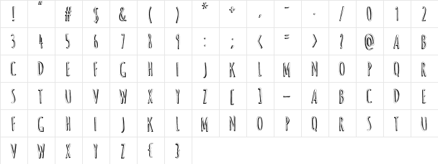 Playbook-Fill Fill  glyph index