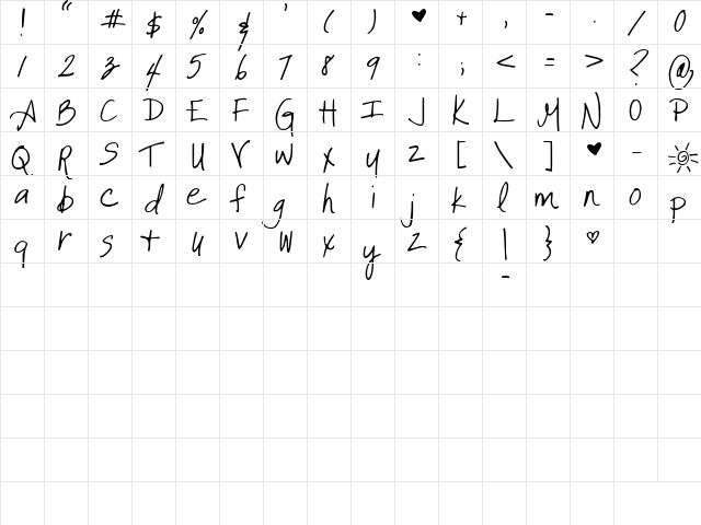 It Ain't Rocket Science Regular  glyph index