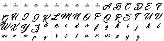 Yananeska Personal Use Regular  glyph index