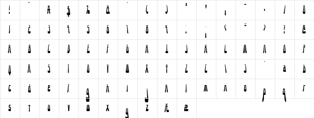 10.15 Saturday Night BRK Regular  glyph index