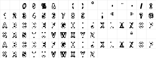 Single Pz Regular  glyph index