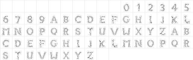 FIZZO Normal  glyph index