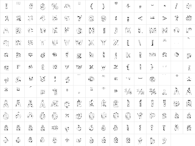 FZ BASIC 56 SPOTTED Normal  glyph index