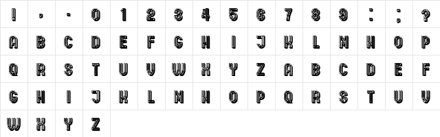 Indirect Implication 3D Filled Regular  glyph index