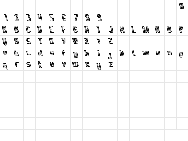 Apurado Royitto St Regular  glyph index