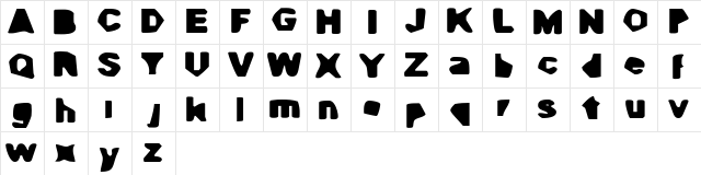 Cave Gyrl Cave Gyrl  glyph index