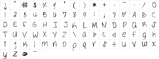 The Definition of Tabulous Regular  glyph index