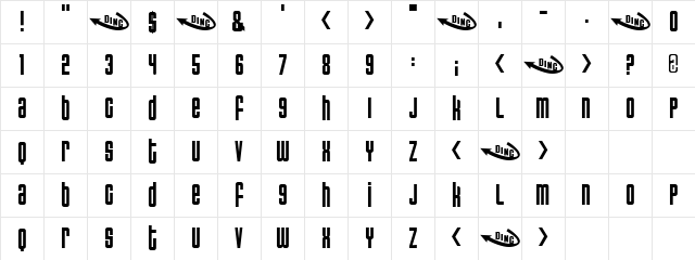 SoWhat Regular  glyph index