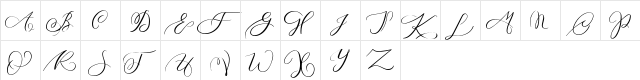 MONOGRAM U Regular  glyph index