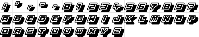 Platinum Sign Regular  glyph index