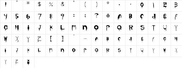 Hyper 3 Regular  glyph index