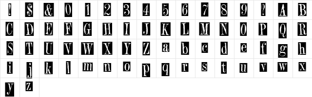 2Peas Gift Regular  glyph index