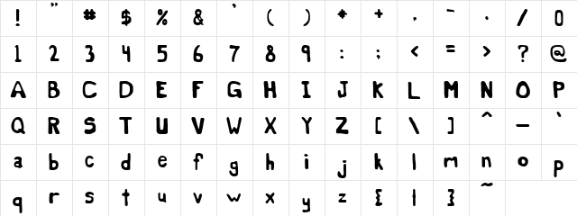 Dagar The Great Regular  glyph index