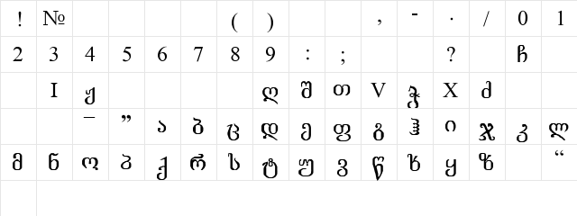 GEO-Parisuli normal  glyph index