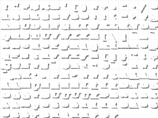 FederalTwelve Medium  glyph index