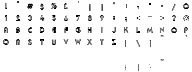 77 Regular  glyph index