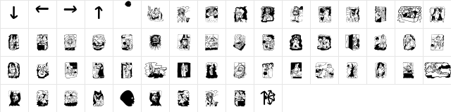 NiceNeighbours02 Regular  glyph index