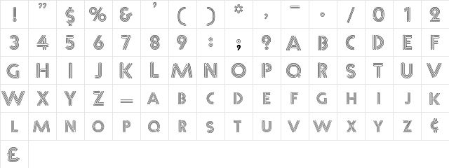 Glass TubesFour  glyph index