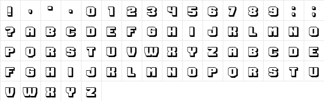 Extradition Regular  glyph index