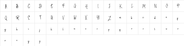 Hajad Regular  glyph index