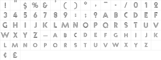 Glass TubesFour  glyph index