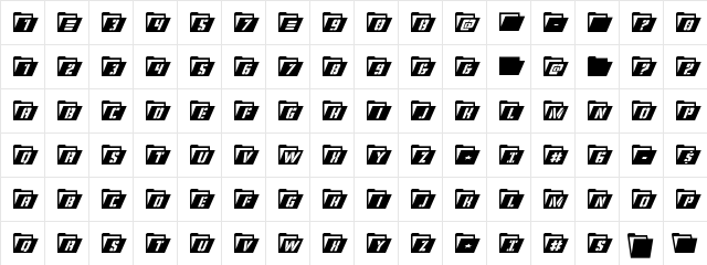 Eyes Only Semi-Condensed Italic Semi-Condensed Italic  glyph index