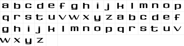 Soft Hits Regular  glyph index