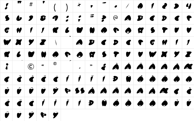 Got No Heart Solid  glyph index