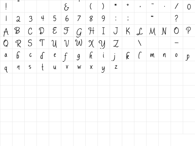 2Peas Blessings 2Peas Blessings  glyph index